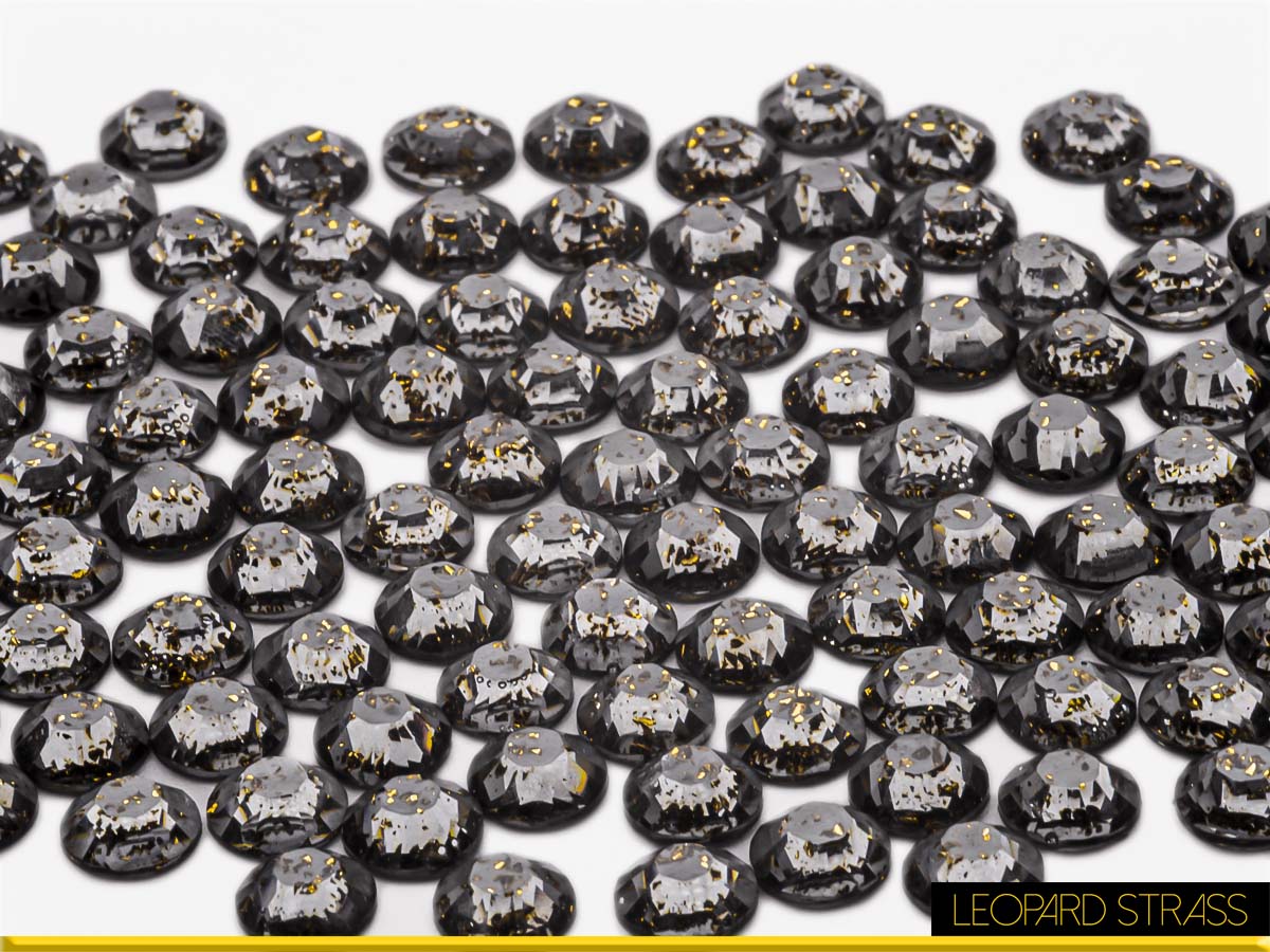 Black Diamond Gold Foil : Transparent Jellystone + Non-Hotfix