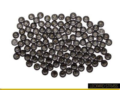 Black Diamond Gold Foil : Transparent Jellystone + Non-Hotfix