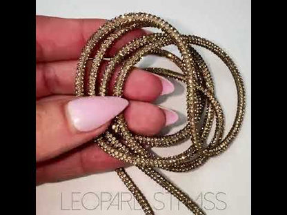 Topaz LT Sparkle Rhinestoned Shoe Lace / String / Cord